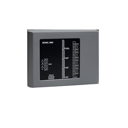 Module E/S numérique - 5820XL - Gamewell-FCI - Modbus RTU / 8 entrées numériques / montable sur panneau