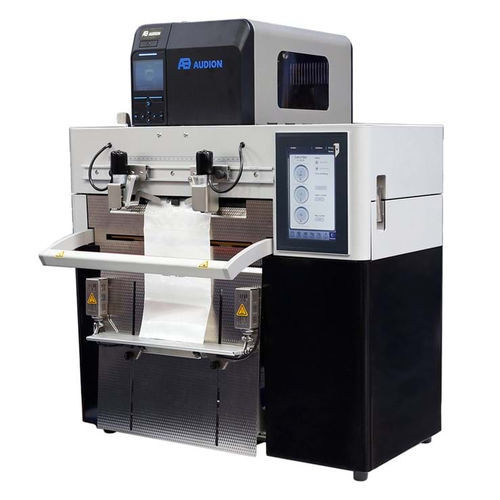 Ensacheuse verticale - Speedpack 300 - Audion Packaging Machines - flow-pack / contrôlée par PLC / semi-automatique