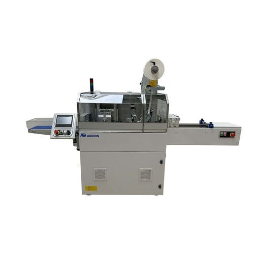 Machine d'emballage flowpack - 300 AHM E - Audion Packaging Machines - automatique / compacte / avec convoyeur