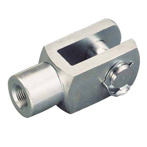 Tête de chape avec trou ovalisé - HANGZHOU CHINABASE MACHINERY CO., LTD. - avec filetage mâle / avec perforation transversale trempée / en plastique