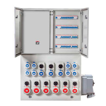 Coffret électrique équipé - COM/BMP series - IDE ELECTRIC, S.L. - portable / en acier / IP65