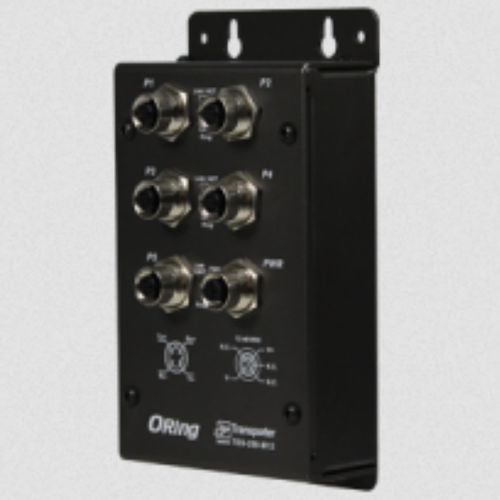 Commutateur Ethernet administrable - TES-250-M12 - Oring Industrial Networking Corp. - 5 ports / 10/100BaseT(X) / mural