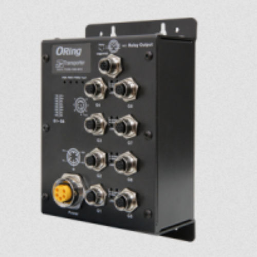Commutateur Ethernet administrable - TGXS-1080-M12  - Oring Industrial Networking Corp. - 8 ports / Gigabit Ethernet / mural
