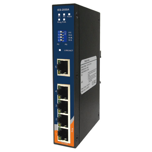 Commutateur Ethernet administrable - IES-2050A - Oring Industrial Networking Corp. - 5 ports / 10/100BaseT(X) / de niveau 2