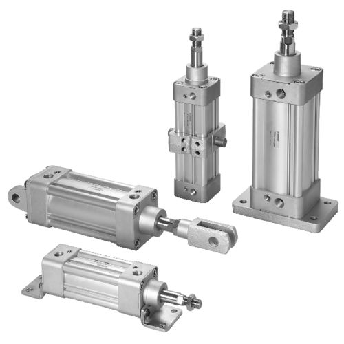 Vérin pneumatique - MCQI2 series - MEDAN - double effet / en aluminium anodisé