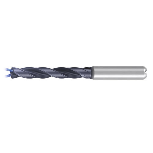 Foret monobloc - VHM-EF-DIN 6537L-HA-IK-4FF-TIALN-T14   - EMUGE-FRANKEN - pour métaux non ferreux / pour acier / pour fonte