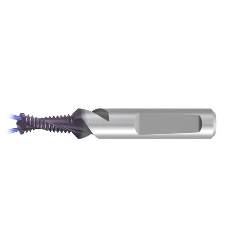 Fraise monobloc - BGF-Z2-2xD-R30-IKZ-HE-TiCN - EMUGE-FRANKEN - à fileter / à revêtement / pour acier