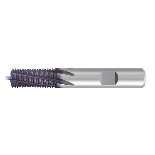 Fraise carbure monobloc - GF-H-R10-IKZ-HB-TiCN - EMUGE-FRANKEN - à fileter / à revêtement / pour acier