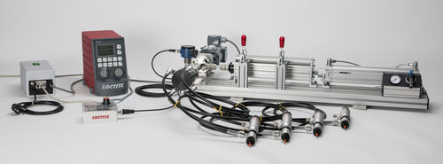 Système de dosage pour média à haute viscosité - 300 ml Cartridge Pusher System 4 valves - Henkel LOCTITE - pour média à viscosité moyenne / de colle / à cartouche