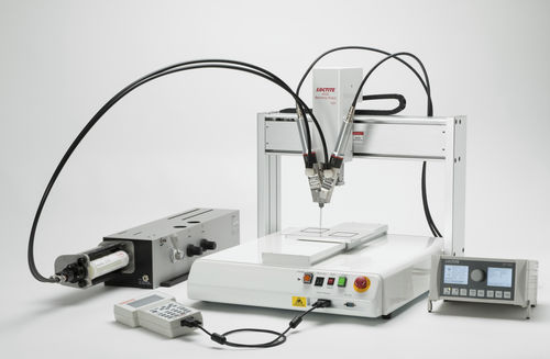 Système de dosage de colle - Benchtop Robot Systems - Henkel LOCTITE - de liquides / pour produits chimiques / avec pompe volumétrique