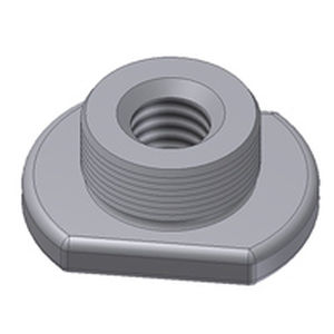 Insert fileté - P-NUT™ - PSM International - en acier / plat / pour le plastique
