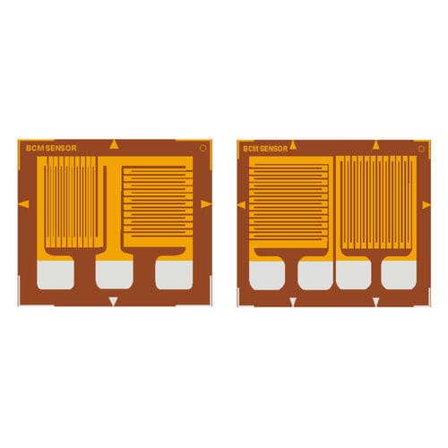 Jauge de contrainte résistive - BB series - BCM SENSOR TECHNOLOGIES bv - de type rosette / biaxiale à deux grilles / à double grille