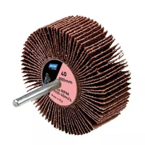 Roue à lamelles sur tige - BDX  - Norton Abrasives - d'abrasif appliqué / non tissée