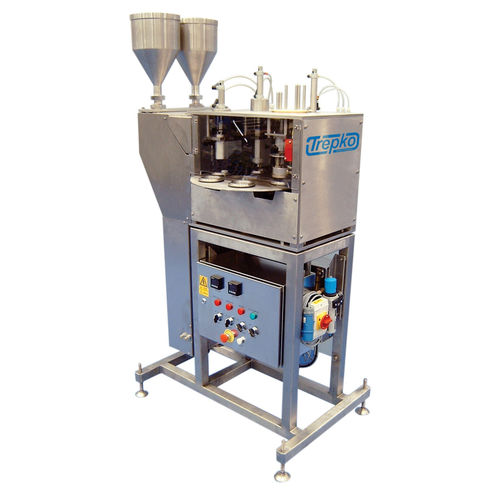 Remplisseuse operculeuse semi-automatique - 20 series - Trepko A/S - pour emballage préformé / de liquides
