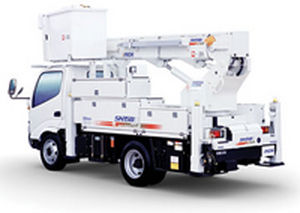 Nacelle télescopique montée sur camion - SN15B - Aichi Corporation - électrique