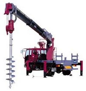 Foreuse multifonction - D70A - Aichi Corporation - sur camion / rotative / hydraulique