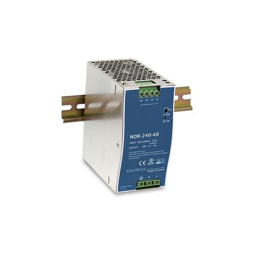 Alimentation électrique sur rail DIN - NDR-240 series - Lantech Communications Europe GmbH - AC/DC / avec protection pour surcharges / avec protection contre les courts-circuits