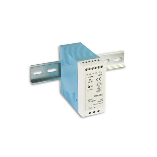 Alimentation électrique sur rail DIN - MDR-40 series - Lantech Communications Europe GmbH - AC/DC / avec protection pour surcharges / avec protection contre les courts-circuits