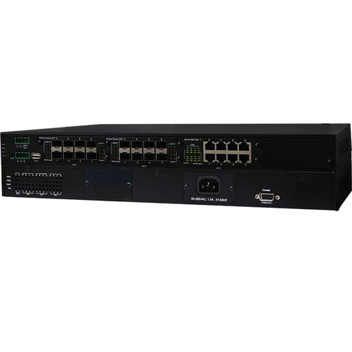 Commutateur Ethernet administrable - IGS-5816-2P series - Lantech Communications Europe GmbH - 24 ports / de niveau 2 / rack 19"