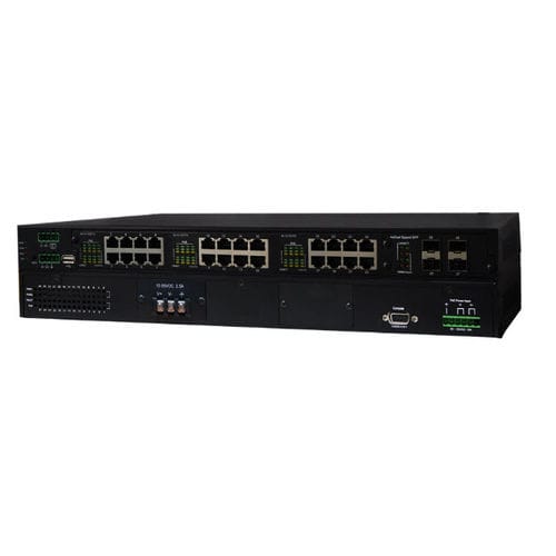 Commutateur Ethernet administrable - IES-3424DSFP-2P-PT series - Lantech Communications Europe GmbH - 28 ports / gigabit / rackable