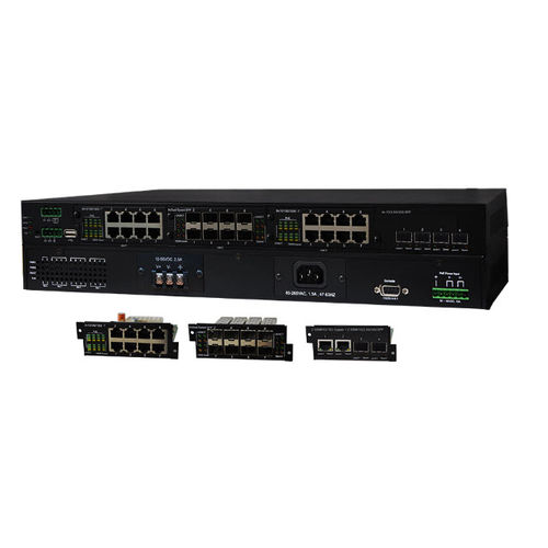 Commutateur Ethernet administrable - IPGS-6300-2P series - Lantech Communications Europe GmbH - 24 ports / gigabit / de niveau 2