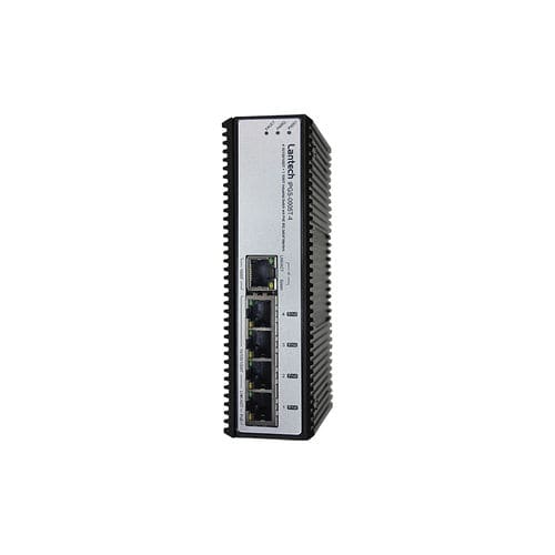 Commutateur Ethernet non administrable - IPGS-0005T-4 series - Lantech Communications Europe GmbH - 5 ports / sur rail DIN / mural