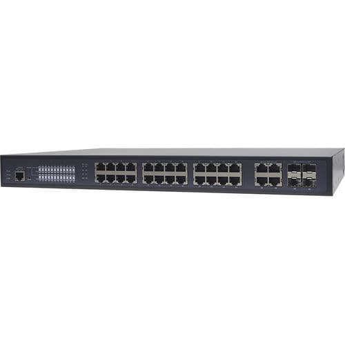 Commutateur Ethernet administrable - LPGS-2424C-240W - Lantech Communications Europe GmbH - 28 ports / de niveau 2 / gigabit