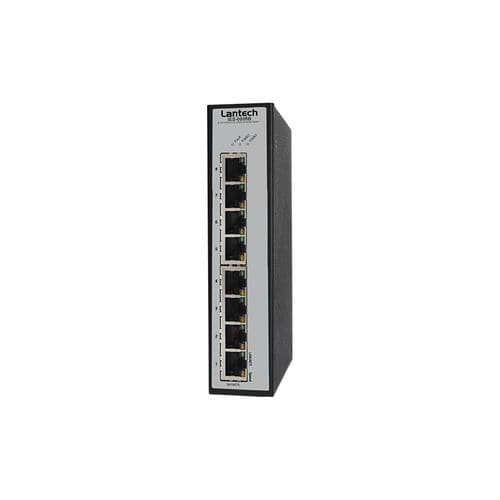 Commutateur Ethernet non administrable - IES-0008B series - Lantech Communications Europe GmbH - 8 ports / 10/100BaseT(X) / à liaison sans fil