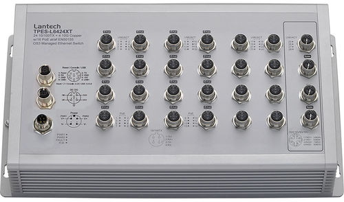 Commutateur Ethernet administrable - TPES-L6424XT series - Lantech Communications Europe GmbH - 28 ports / 5G / mural