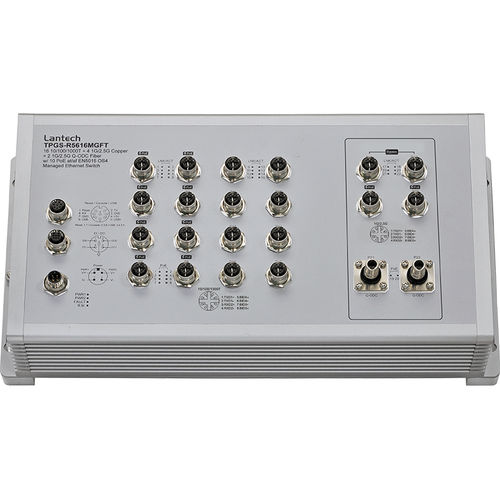 Commutateur Ethernet intelligent - TPGS-R5616MGFT series - Lantech Communications Europe GmbH - 22 ports / en boîtier / mural