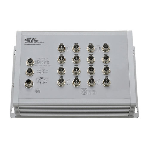 Commutateur Ethernet administrable - TPGS-L5016T series - Lantech Communications Europe GmbH - 16 ports / de niveau 2 / gigabit