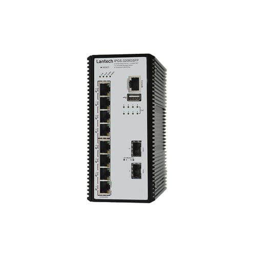 Commutateur Ethernet administrable - IPGS-3208GSFP series - Lantech Communications Europe GmbH - 10 ports / gigabit / de niveau 2
