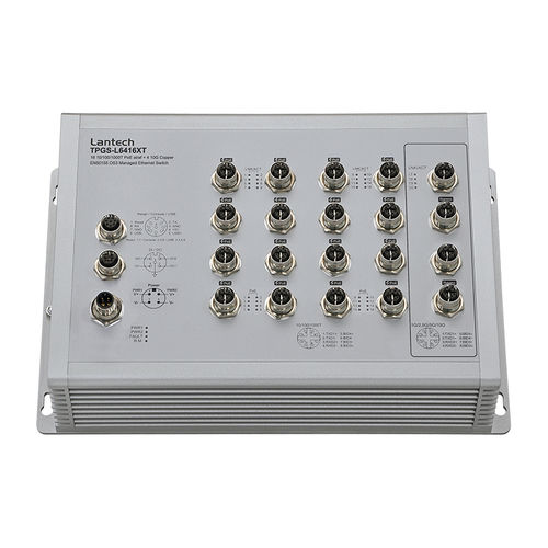 Commutateur Ethernet administrable - TPGS-L6416XT series - Lantech Communications Europe GmbH - 20 ports / de niveau 2 / de niveau 3