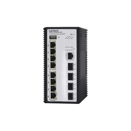 Commutateur Ethernet administrable - I(P)GS-L5408MGSFP - Lantech Communications Europe GmbH - 12 ports / de niveau 2 / de niveau 3