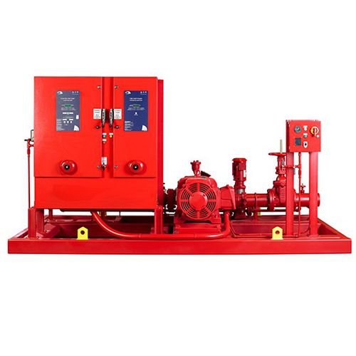 Groupe de pompage auto-amorçant - HSC FirePak  - S. A. Armstrong Limited - stationnaire / industriel / anti-incendie