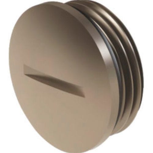 Bouchon rond - BK series - ORTAC - fileté / en laiton nickelé / en nickel