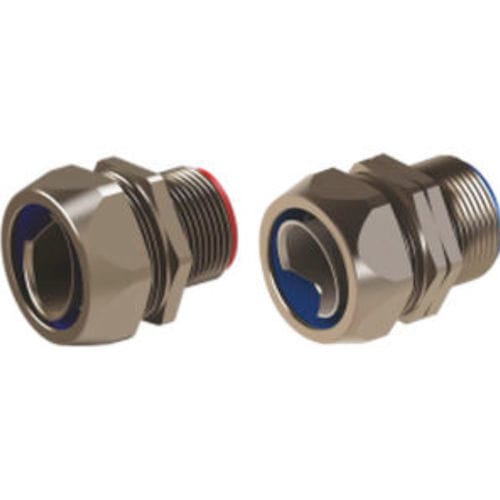 Raccord hydraulique - LSRN 00 - ORTAC - fileté / à bague / en laiton nickelé