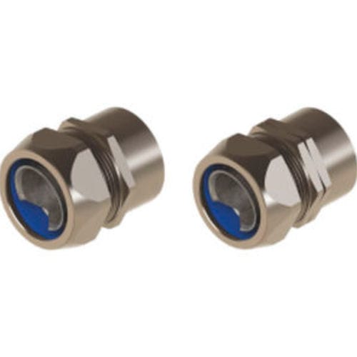 Raccord hydraulique - LSRND 00 - ORTAC - fileté / DIN / en laiton nickelé