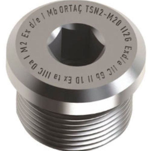 Bouchon rond - TS Series - ORTAC - mâle / en NBR / en laiton nickelé