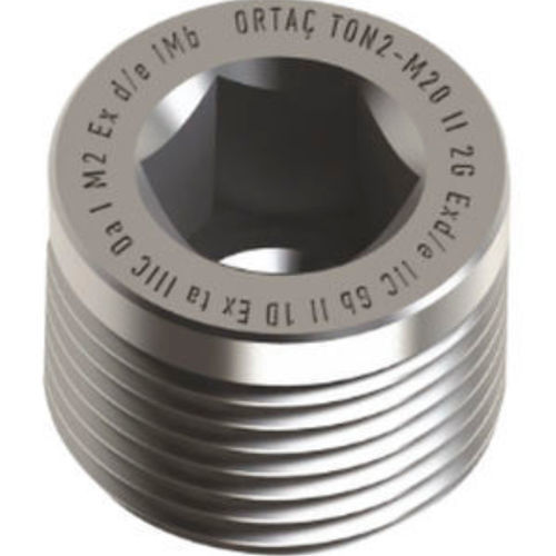 Bouchon hexagonal - To Series - ORTAC - mâle / fileté / en laiton nickelé