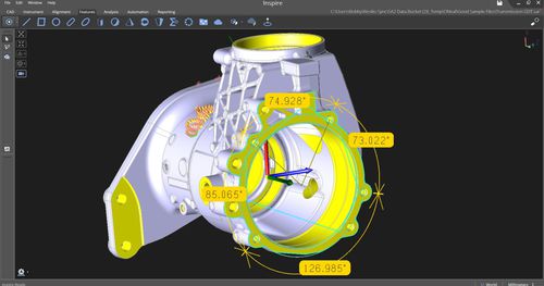 Logiciel d'inspection - Inspire - HEXAGON MANUFACTURING INTELLIGENCE - d'analyse / de maillage / de métrologie