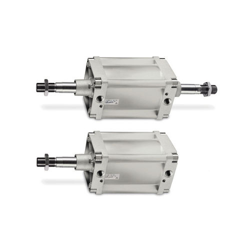 Vérin pneumatique - 41 series - CAMOZZI AUTOMATION - à piston magnétique / à tirants / double effet