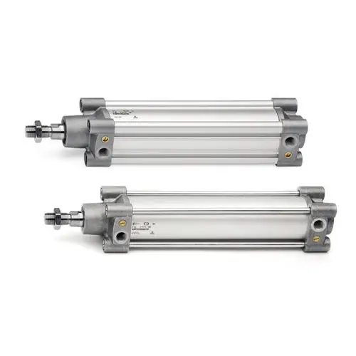 Vérin pneumatique double effet 58 mm et course 60 mm Vérin pneumatique double effet 58 mm et course 60 mm
