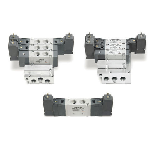 Distributeur pneumatique à tiroir - EN series - CAMOZZI AUTOMATION - actionné pneumatiquement / à commande électrique / 5/2 voies