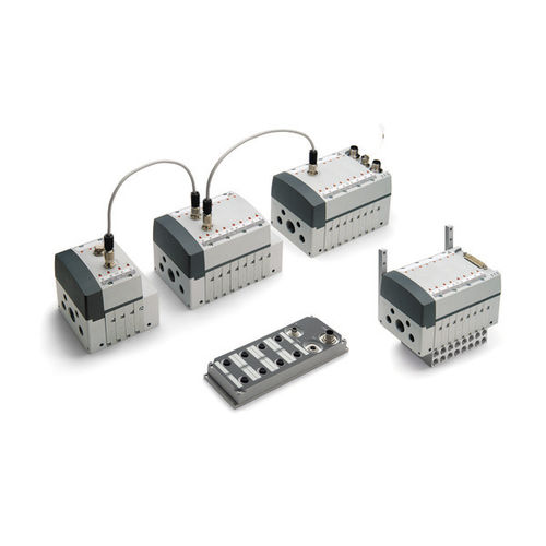 Îlot de distribution à tiroir - Y series - CAMOZZI AUTOMATION - actionné par solénoïde / actionné pneumatiquement / 2/2 voies