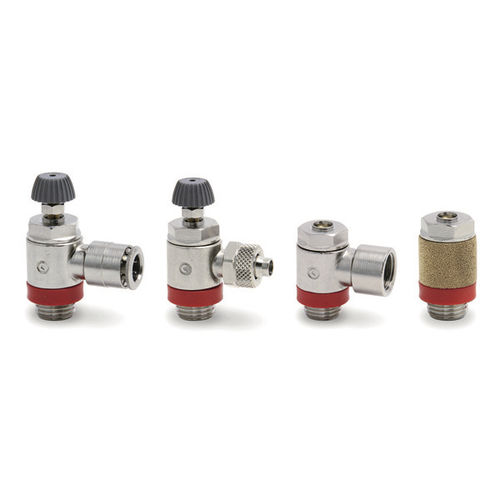 Vanne de contrôle de débit - SCU, MCU, SVU, MVU, SCO, MCO series - CAMOZZI AUTOMATION - à pointeau / manuelle / pour air