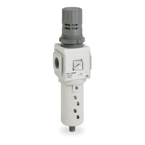Filtre régulateur à air comprimé - MX series - CAMOZZI AUTOMATION - à membrane / en aluminium / à raccord à baïonnette