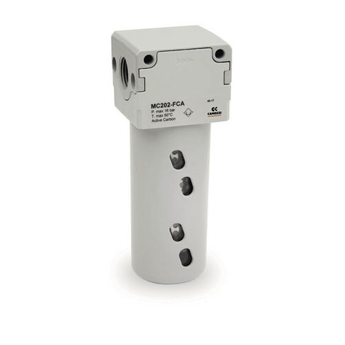 Filtre à cartouche - MC series - CAMOZZI AUTOMATION - coalesceur / en métal / à raccord à baïonnette