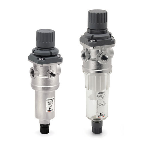 Filtre régulateur à air - N series - CAMOZZI AUTOMATION - à membrane / coalesceur / en laiton