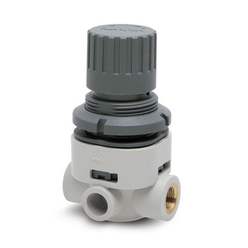Régulateur de pression miniature - T series - CAMOZZI AUTOMATION - pour eau / pour air / à piston